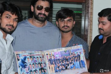 Karnataka Fans Meets Prabhas